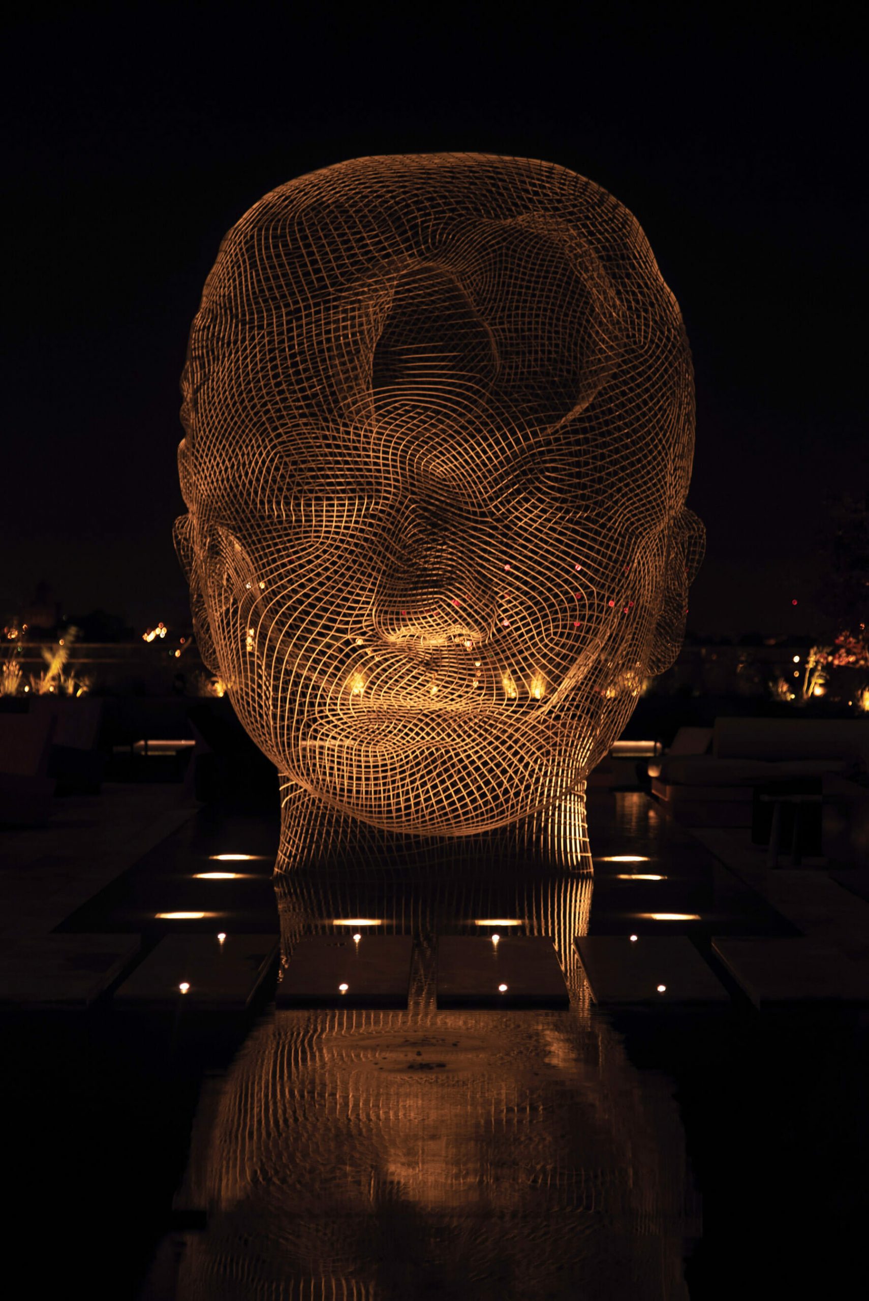 <equinox hotel sculpture